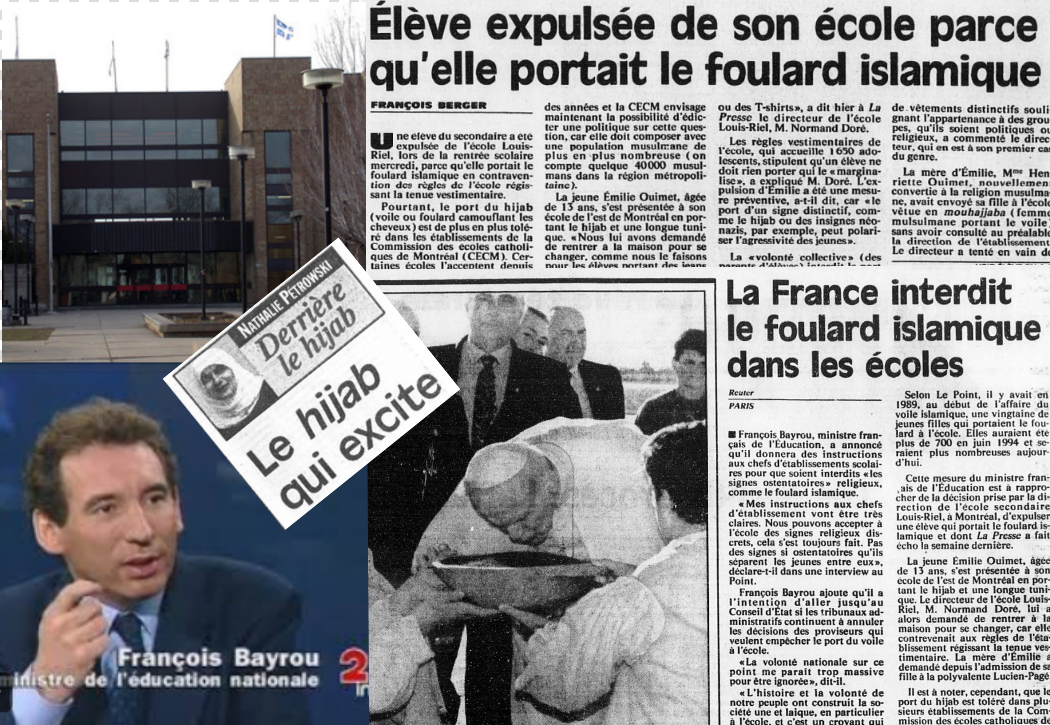 1994: 1ère crise du hidjab au Québec